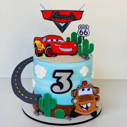 Topo de Bolo Carros Disney 10 Somente Studio