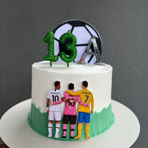 Topo de Bolo Futebol - Craques Studio/PDF/PNG