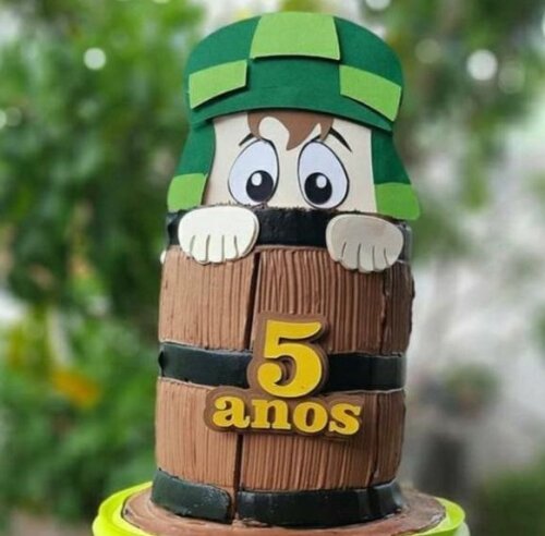 Topo de Bolo Chaves 03 Somente Studio