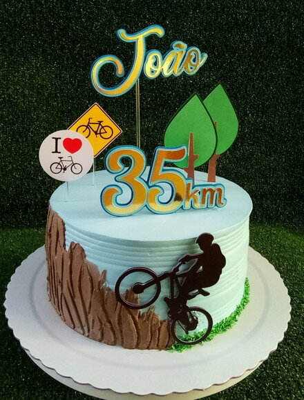 Topo de Bolo Ciclista 07 Somente Studio