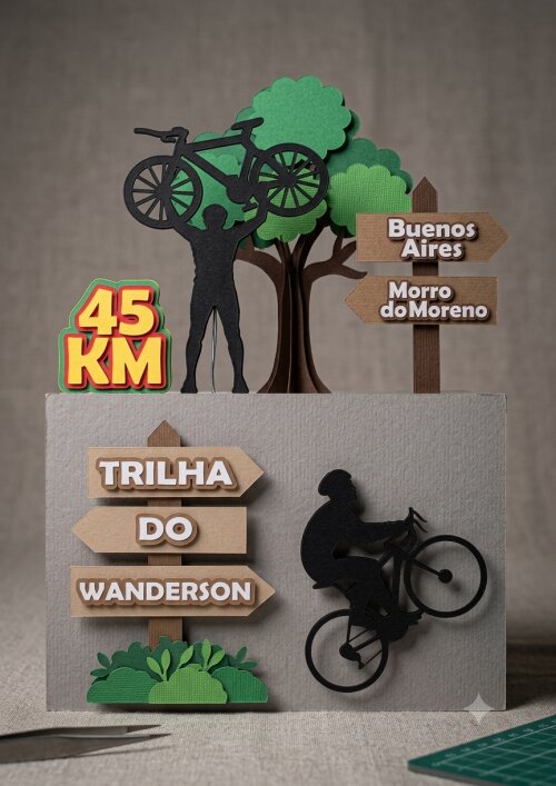 Topo de Bolo Ciclista 08 Somente Studio