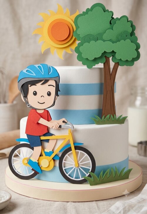Topo de Bolo Ciclista 09 Somente Studio