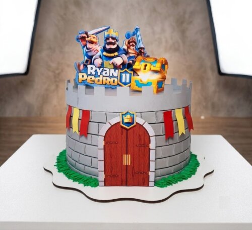 Topo de Bolo Clash Royale 01 Somente Studio