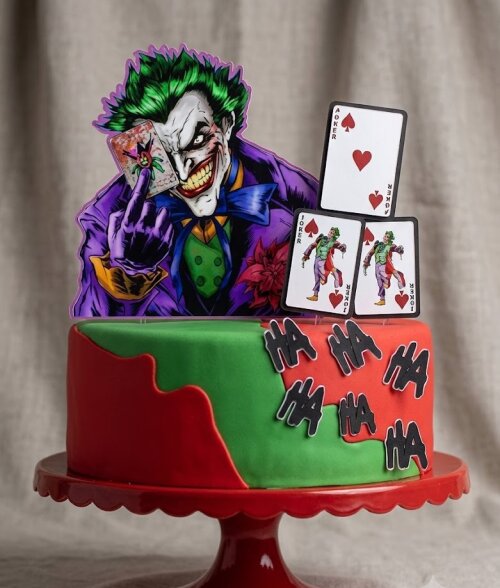 Topo de Bolo Coringa 02 Somente Studio