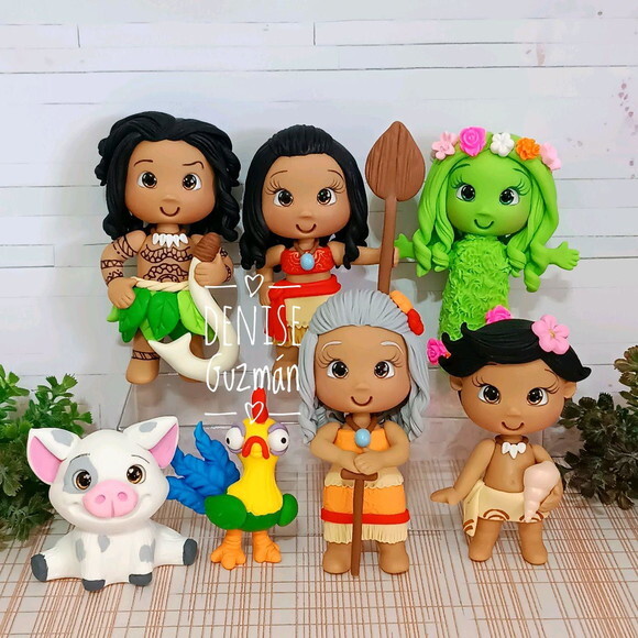 Aplique Moana em Biscuit