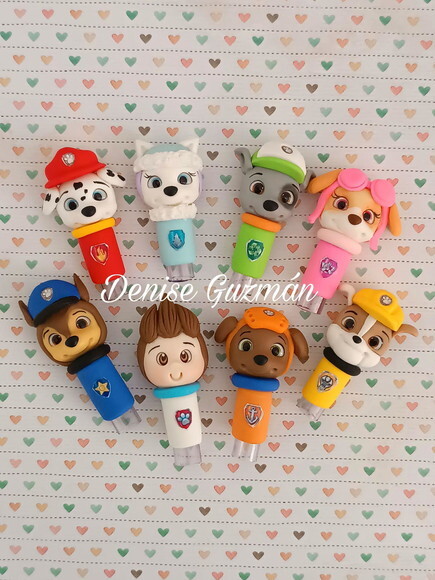 Ponteiras para Lápis Patrulha Canina