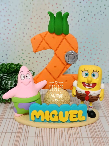 Topo de Bolo Bob Esponja