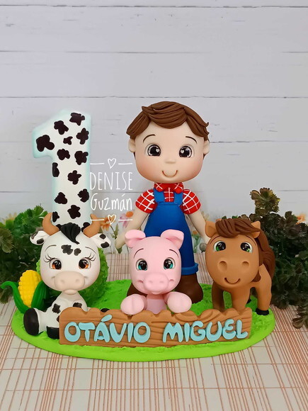 Topo de Bolo Fazendinha