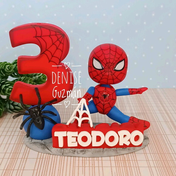 Topo de Bolo Homem Aranha