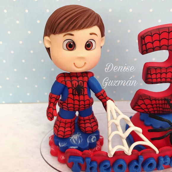 Topo de Bolo Homem Aranha