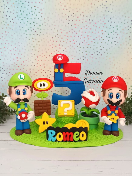 Topo de Bolo Super Mario