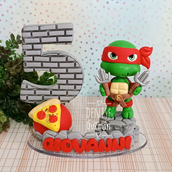 Topo de Bolo Tartaruga Ninja