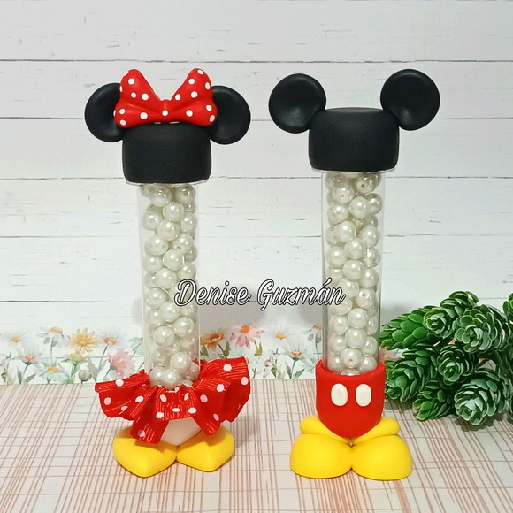 Tubete Minnie e Mickey em Biscuit