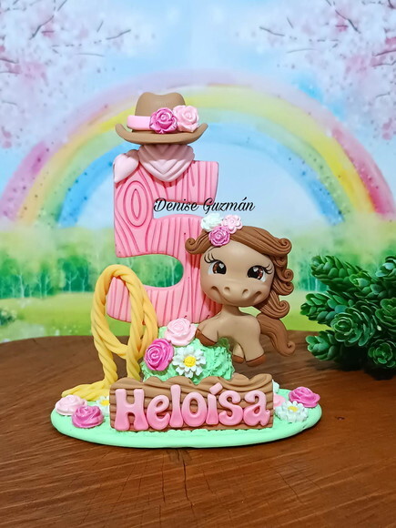Vela Fazendinha em Biscuit