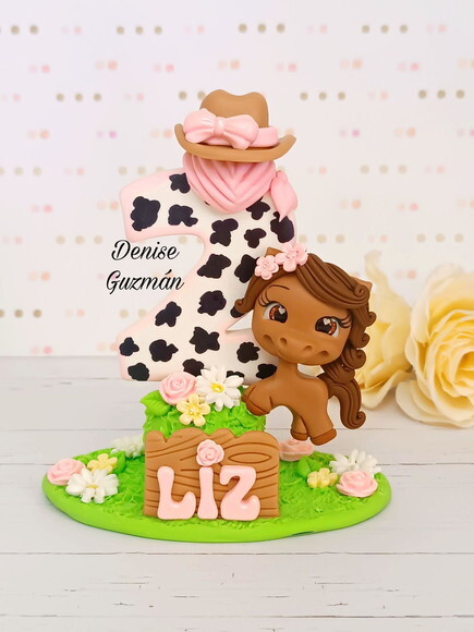 Vela Fazendinha em Biscuit
