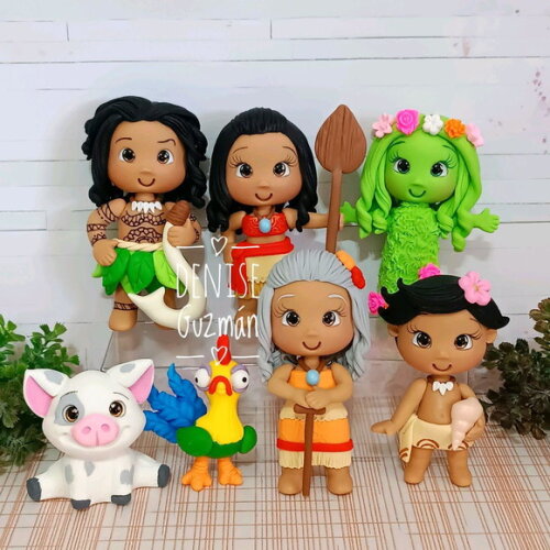 Aplique Moana em Biscuit