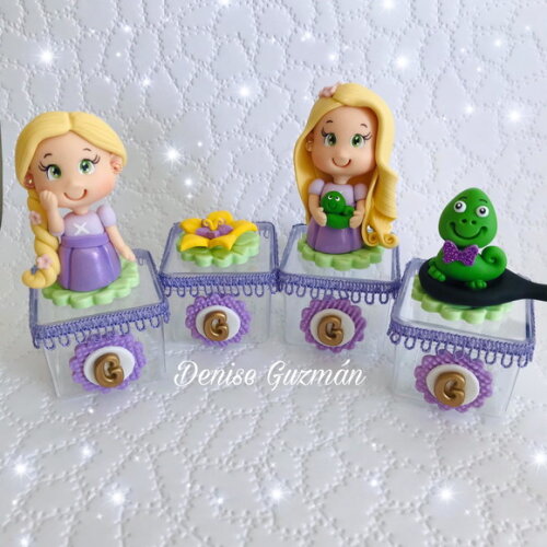 Caixinha Rapunzel em Biscuit