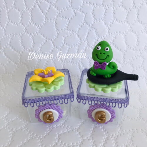 Caixinha Rapunzel em Biscuit