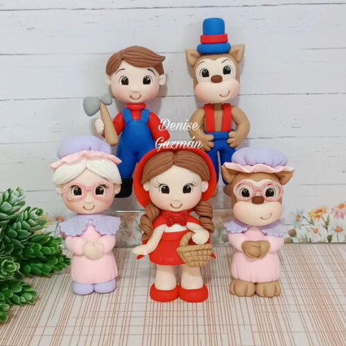 Personagens da Chapeuzinho Vermelho