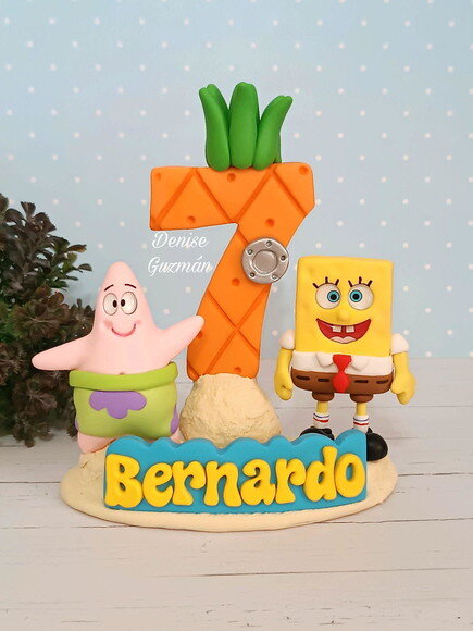 Topo de Bolo Bob Esponja