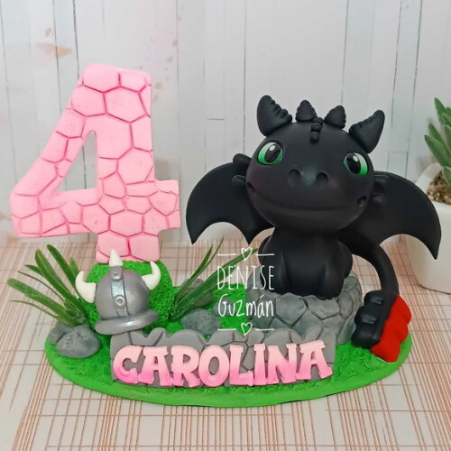 Topo de Bolo Banguela (como Treinar o Seu Dragão)