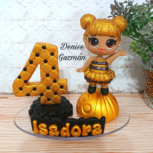 Topo de Bolo Boneca Lol