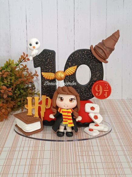 Topo de Bolo Harry Potter