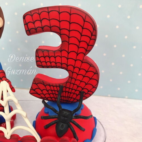 Topo de Bolo Homem Aranha