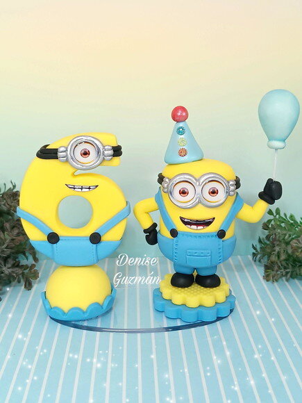 Topo de Bolo Minions