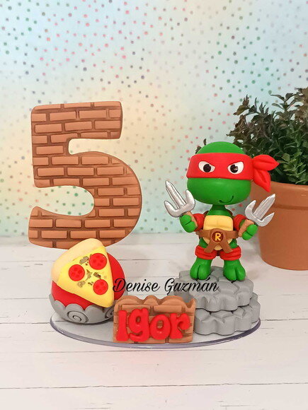 Topo de Bolo Tartaruga Ninja