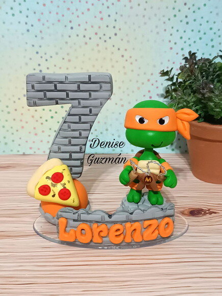 Topo de Bolo Tartaruga Ninja