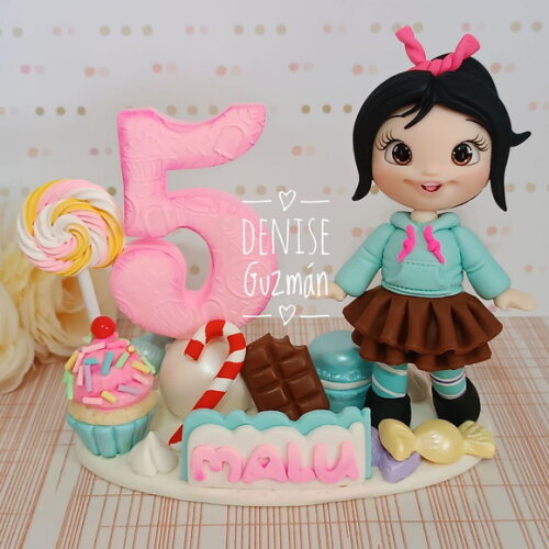 Topo de Bolo Vanellope