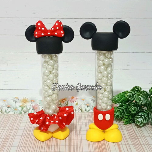 Tubete Minnie e Mickey em Biscuit