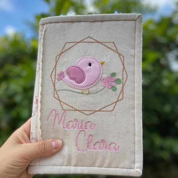 Capa Caderneta de Vacinas Passarinho