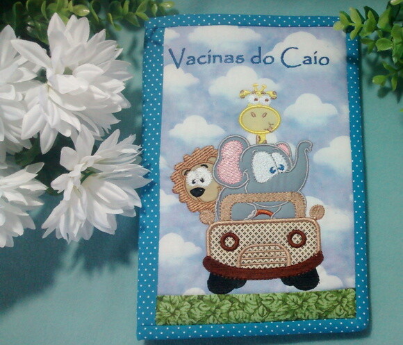 Capa para Caderneta de Vacinas Safari