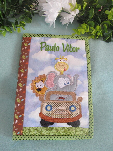 Capa para Caderneta de Vacinas Safari