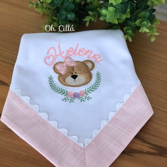 Cueiro de Flanela Ursa