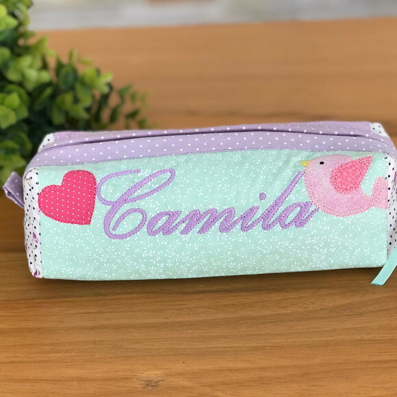 Estojo Escolar CAMILA PRONTA ENTREGA