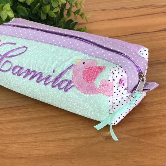 Estojo Escolar CAMILA PRONTA ENTREGA