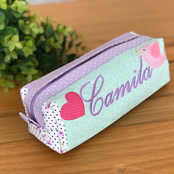 Estojo Escolar CAMILA PRONTA ENTREGA