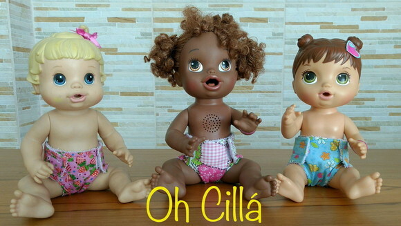 Fraldas para Boneca