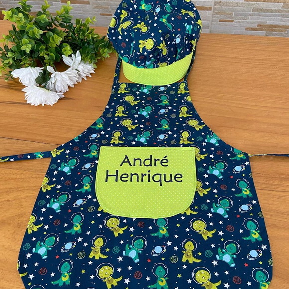 Kit Mini Chef Infantil Dino
