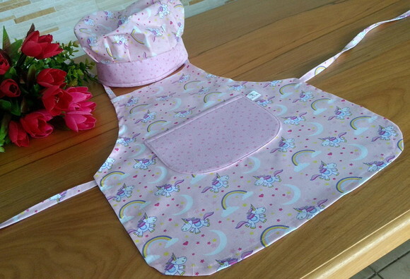 Kit Mini Chef Infantil Unicórnio