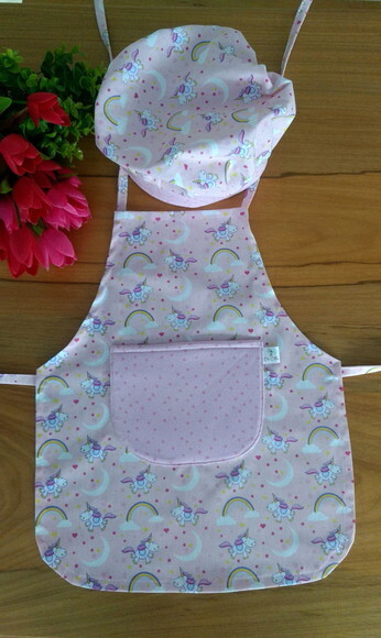 Kit Mini Chef Infantil Unicórnio