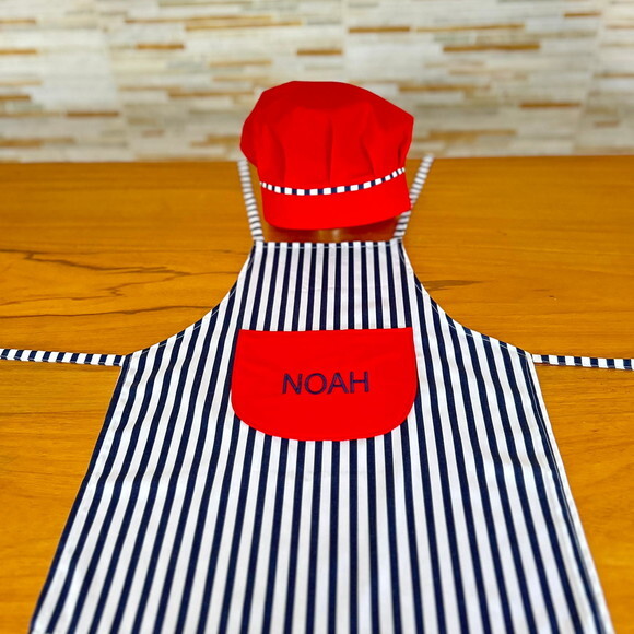 Kit Mini Chef Infantil Listrado