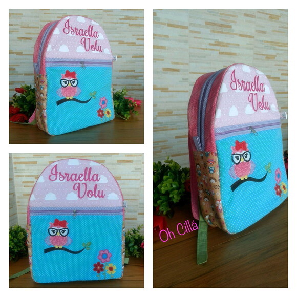 Mochila Coruja Infantil Grande