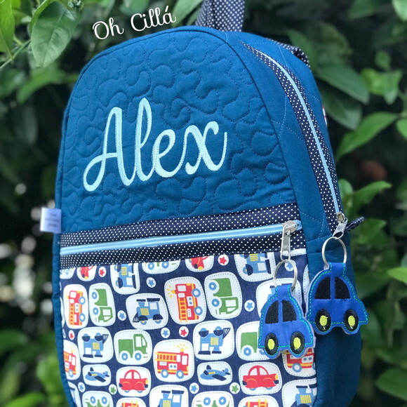 Mochila Infantil Carrinho