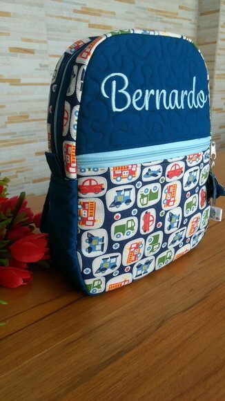 Mochila Infantil Carrinho