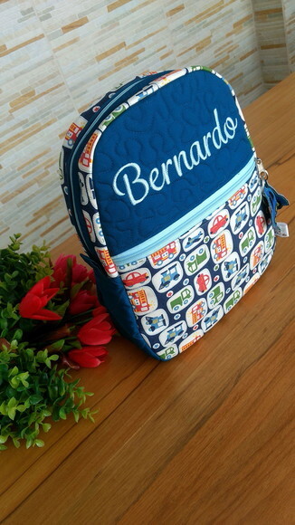 Mochila Infantil Carrinho