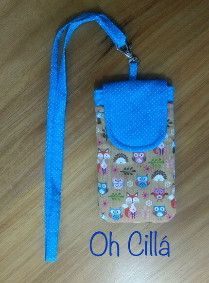 Bolsinha Porta Celular e Documentos